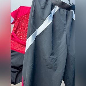 Weissman : Hip Hop Dance Costume Set, Adult Medium Pants & Adult Large Leotard